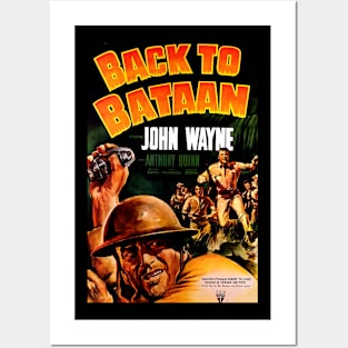 Classic War Movie Poster - Back to Bataan Posters and Art